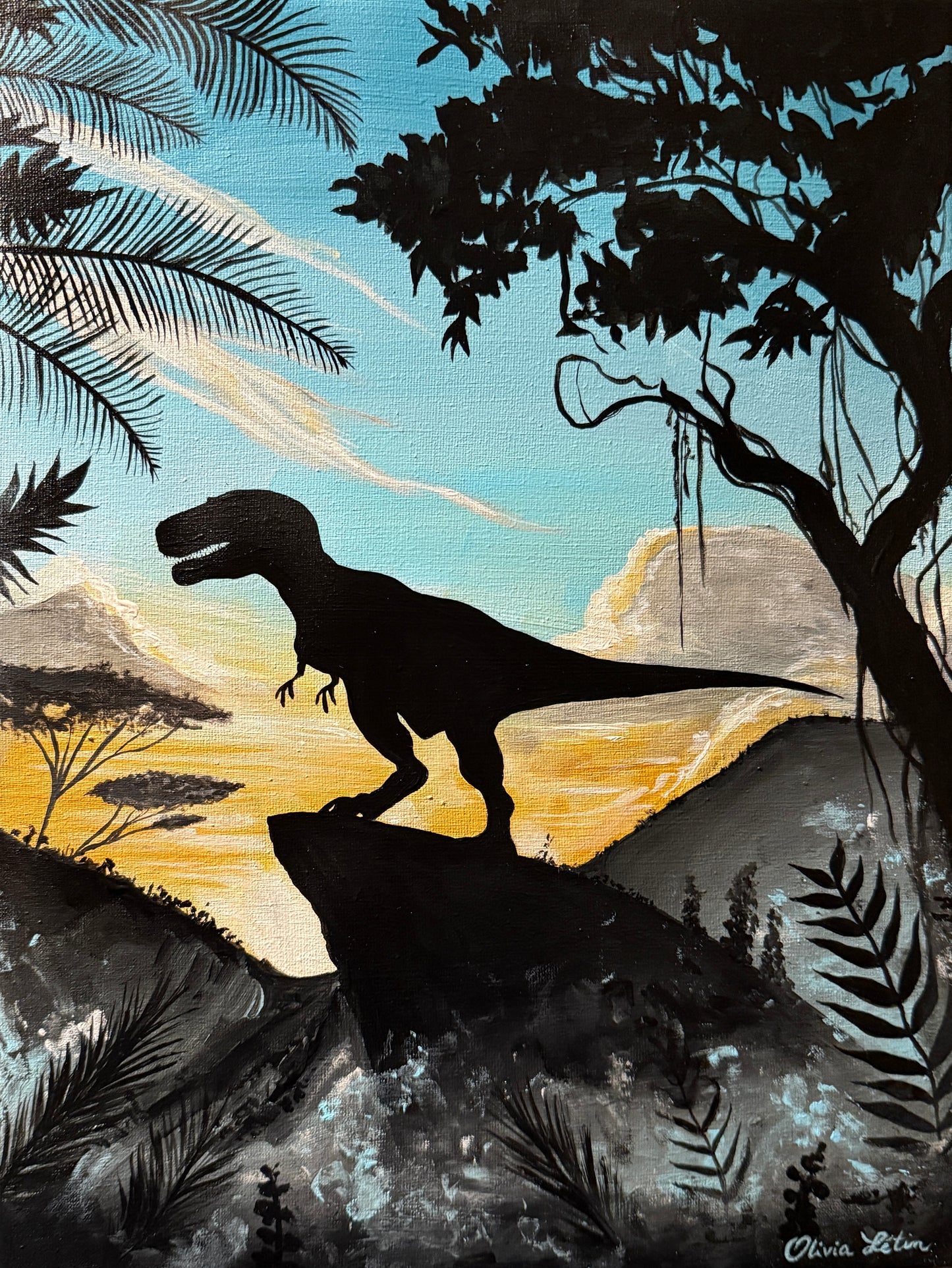 Aube Primitive (30 x 40 cm)