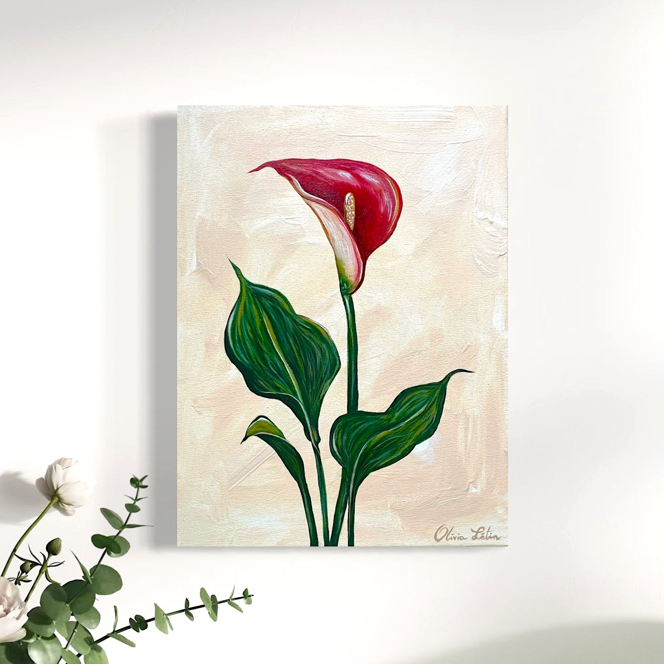 Rouge désir (30x40cm)