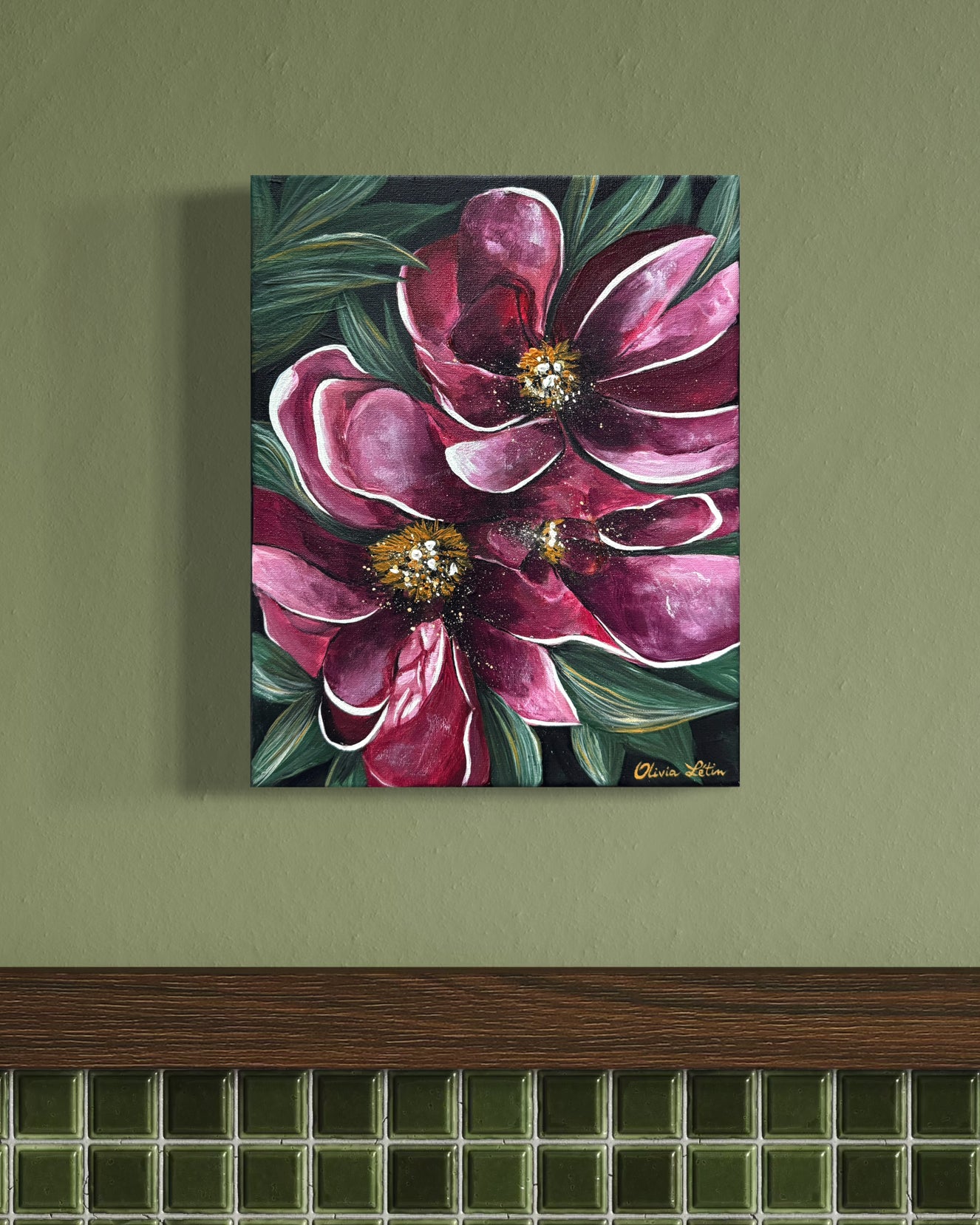 Ombres de Pourpre (24x30cm)