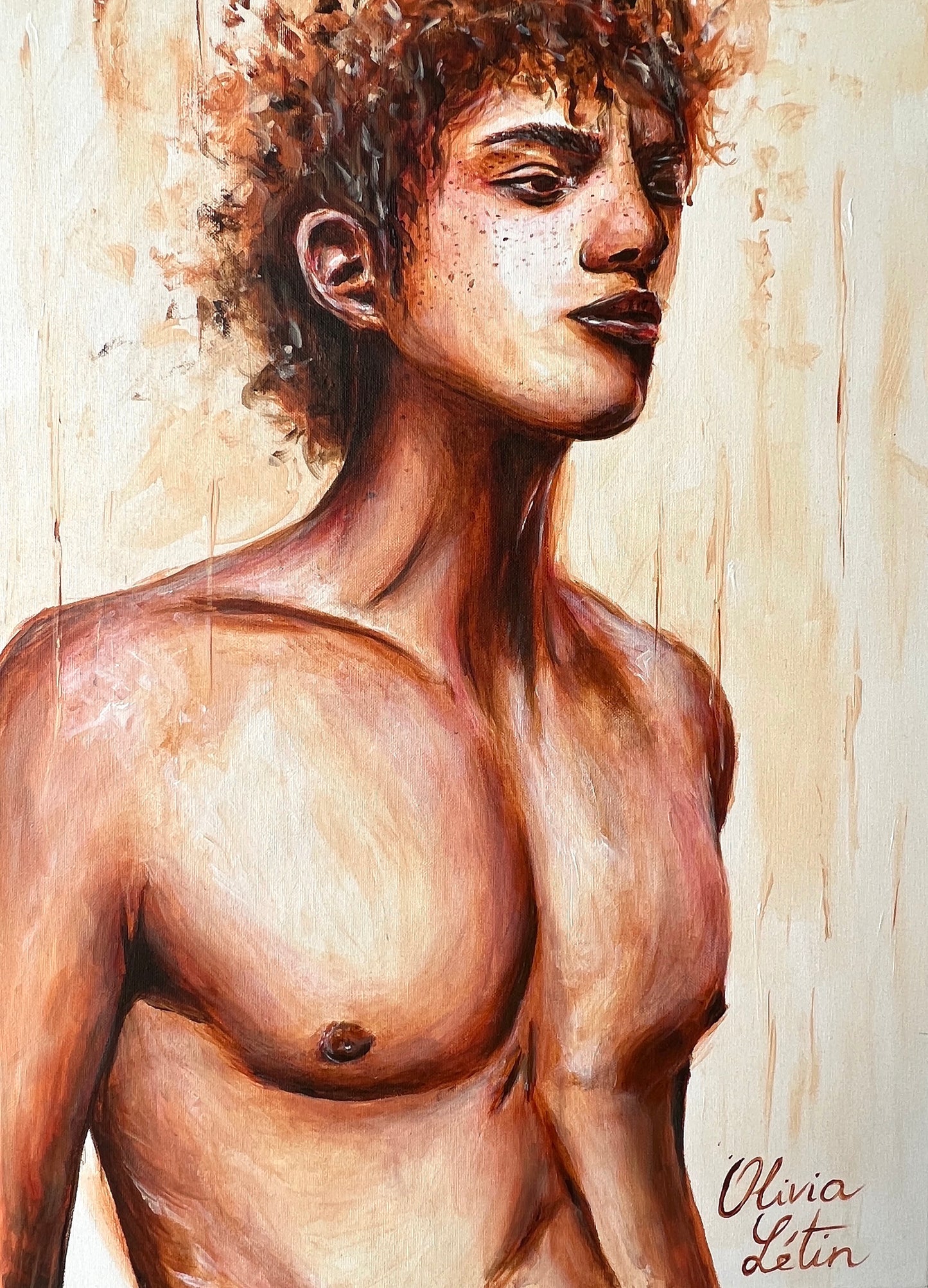 Léandre (50 x 70 cm)